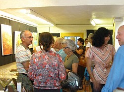 vernissage à Cucuron-juin 2012